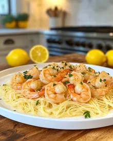 Delicious Shrimp Scampi with Angel Hair Pasta