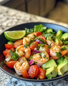 Refreshing Healthy Shrimp and Avocado Salad