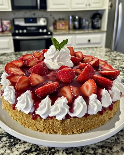 Irresistible Strawberry Delight Cheesecake