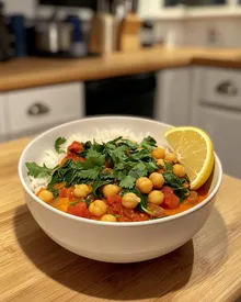 Hearty Chickpea and Spinach Curry