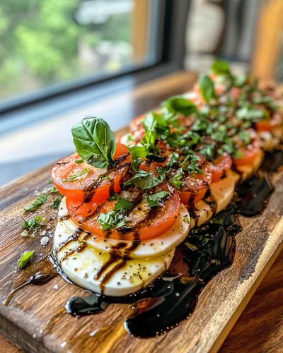 Delicious Caprese Salad with Balsamic Glaze