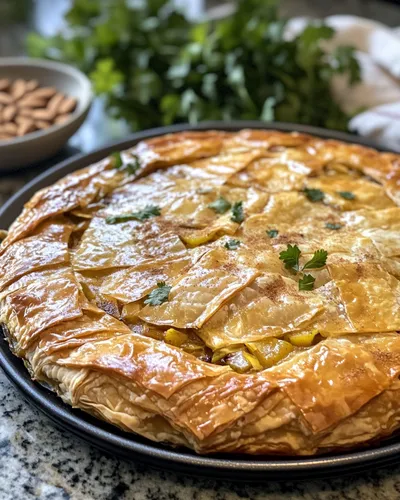 Moroccan Chicken Bastilla Recipe