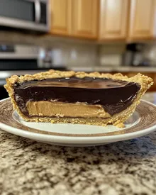 Decadent Giant Peanut Butter Cup Pie