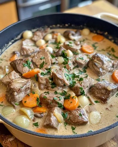 Classic French Blanquette de Veau: A Comforting Delight