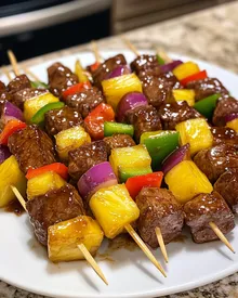 Irresistible Sweet and Sour Beef Skewers