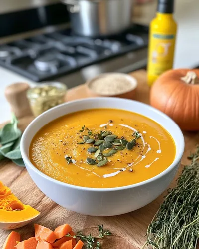 Delicious Roasted Butternut Squash Soup