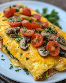 Delicious Veggie Packed Omelet