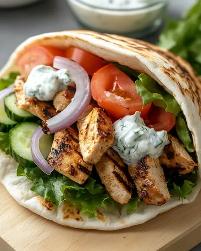 Flavorful Mediterranean Chicken Pita