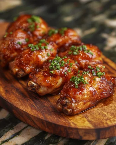 BBQ Chicken Wings with Honey