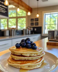 Deliciously Fluffy Blueberry Pancakes