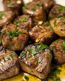 Sizzling Garlic Butter Steak Bites