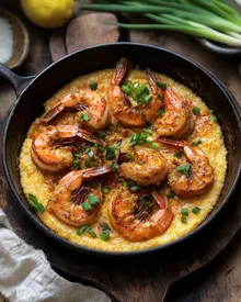 Flavorful Cajun Shrimp and Grits