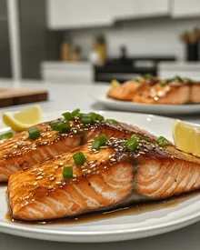 Honey and Soy Glazed Salmon